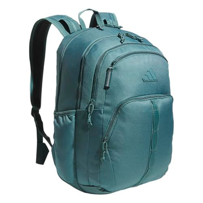 adidas Prime 7 Backpack for Laptop, School and Travel, 37L - color: Preloved Teal Green/Black