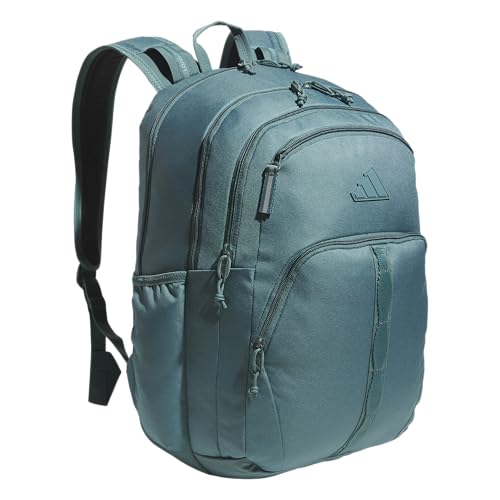 adidas Prime 7 Backpack for Laptop, School and Travel, 37L - color: Preloved Teal Green/Black