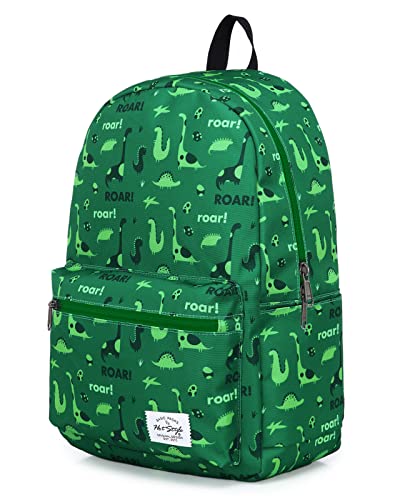 HotStyle TRENDYMAX Backpack for School Girls Boys & Preschool Kids, Two Sizes - color: D231b(2021), Dinosaurs Green, size: Big Kids (8+ years)