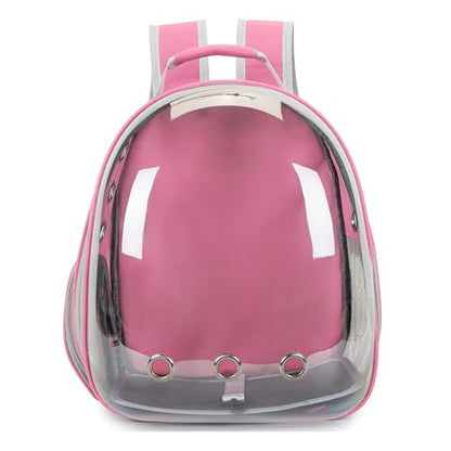 Cat Bubble Backpack Carrier for Small Medium Dogs Cats Carrying Bag, Airline Approved Pet Travel Carrying Bag Dog Hiking Walking Outdoor Backpack (Pink) - color: Pink