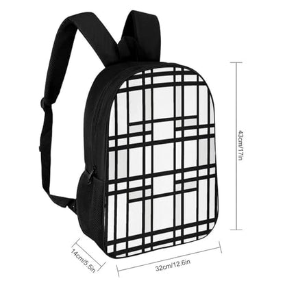 Travel Laptop Backpack Slim Durable Lightweight Back Pack Cute Horizontal Pattern Small Backpack For Women Men - color: Horizontal Pattern