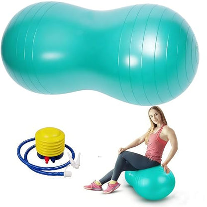 Kid Peanut Ball - Exercise Ball Anti Burst Yoga Ball for Labor Birthing, Physical Therapy, Core Strength, Flexible Seating, Home & Gym Fintness, Sensory Chair Wiggle Seat
