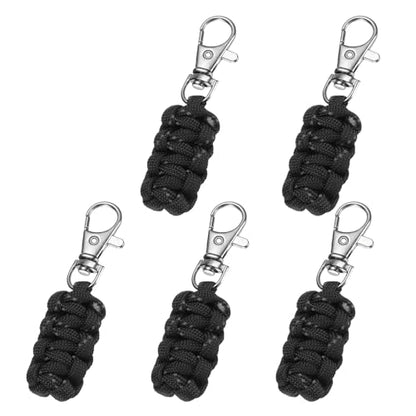 Reflective Paracord Zipper Pull Zipper Pulls Replacement - color: Black