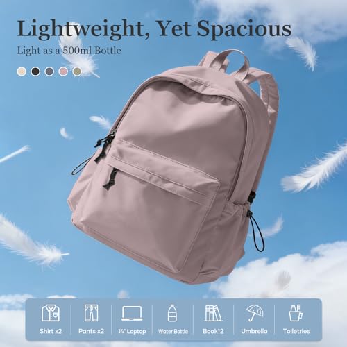 High School Bags Casual Daypack For Men Women Lightweight College Bookbag Waterproof Purple School Backpacks For Girls Boys Travel Laptop bag - color: A4-purple