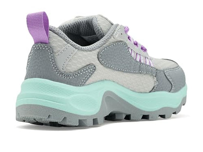 Merrell Kids' Stowe Low - color: Grey/Aqua, size: 1 Little Kid