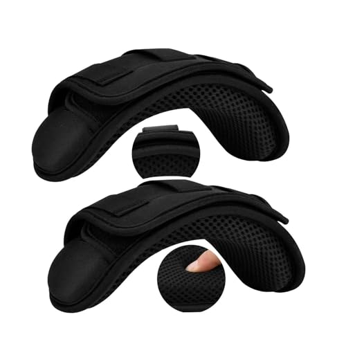 ZINZ 2-Pack Tactical Shoulder Pad, Ultra-Thick Comfort Cushion for Vest Straps, Backpacks, Breathable & Shock-Absorbing,Black - color: Black