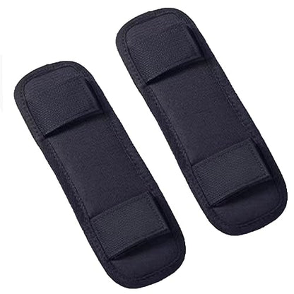 momerch Detachable Shoulder Strap Pad Soft Air Cushion for Laptop Backpack Sport Bag Messenger Guitar Case - color: A-black 2pcs