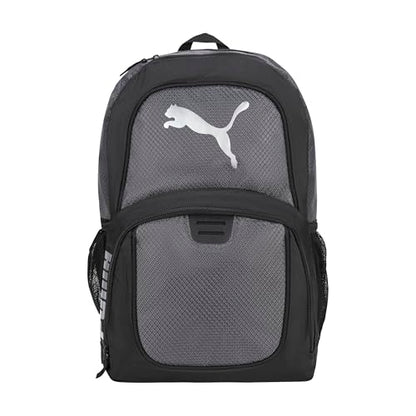 Puma Evercat Contender 3.0 Backpack Bag, Charcoal, OS - color: Charcoal, style: Contender Backpack With Laptop Sleeve, Item Organizer & Media Pocket