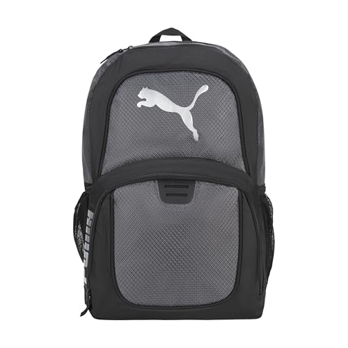 Puma Evercat Contender 3.0 Backpack Bag, Charcoal, OS - color: Charcoal, style: Contender Backpack With Laptop Sleeve, Item Organizer & Media Pocket