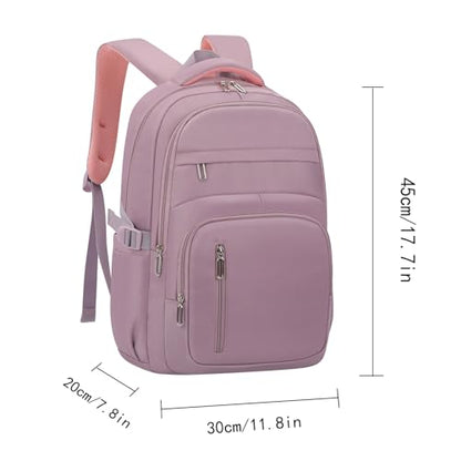 KBTYE Cute School Backpack for Women Men Casual Travel Laptop Backpack Aesthetic Lightweight College Bookbags for Kids(Purple) - color: Purple
