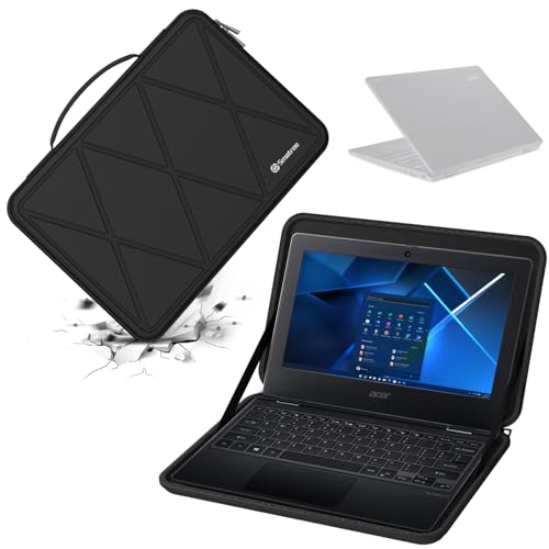 Smatree Hard EVA Protective Sleeve Case Compatible for 11.6 inch Acer TravelMate B3 TMB311-32-C7GS Laptop Slim and Anti-Shock Case Notebook Bag (X8028) - color: X Series-Black, size: For 11.6 inch Acer TravelMate TMB311 B3(X8028)