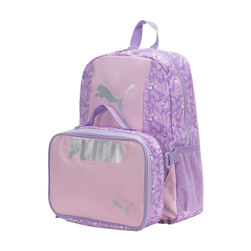 PUMA KIDS' EVERCAT BACKPACK & LUNCH KIT COMBO - color: Purple/Pink