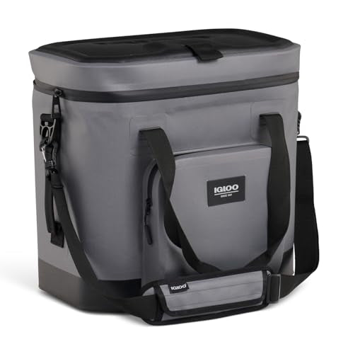 Igloo Trailmate Soft Sided Coolers | Portable Insulated Cooler Bag - color: 36-Can Carbonite