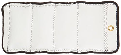Sammons Preston Cuff Weight, 9 lb, White, 2 Velcro Strap & D-Ring Closure, Grommet for Easy Hanging, Lead Free Steel Ankle & Wrist Weights, For Strength Building & Injury Rehab, Sold Individually - style: 9 lbs.
