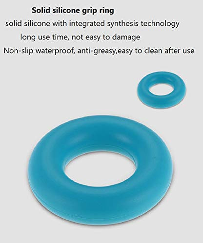 Grip Strength Trainer,Hand Grip Strengthener,Forearm Grip Workout - Grip Trainer Silicone Rings for Rock Climbing, Athletes & Stress Relief & Rehabilitation, 3 Resistance Levels(3 PCS)