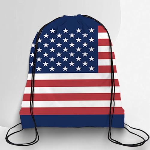 TREBIN 2026 Soccer Cup Drawstring Backpack, Soccer Gym Bag in National Flag Colors, Sports Bag Sackpack Cinch Bag (United States Fan) - color: United States Fan