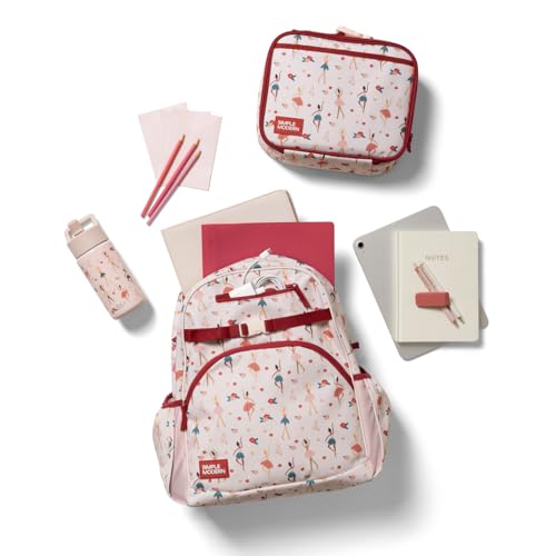Simple Modern Large Kids Backpack for School Girls and Boys | Elementary Backpack for Teen | Fletcher Collection | Kids - 16" tall | Sheeps & Strawberries - color: -Sheeps & Strawberries, style: Kids Large