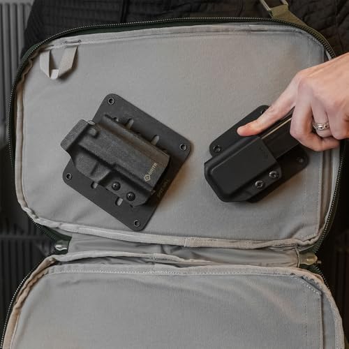 GRITR Kydex Hook & Loop Multi-Size Panel Package for Holsters, EDC Organizers for Military Gear & Tactical Equipment, Rigid Hook and Loop Panel Backpack Inserts