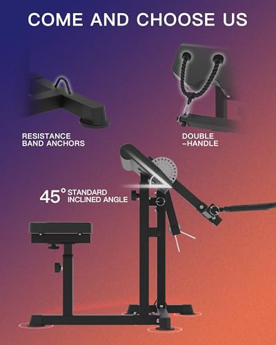 HVO Bicep Tricep Curl Machine Preacher: Curl Bench 2 in 1 Arm Curl and Tricep Extension Machine for Home Gym Workout - style: Black Bicep Tricep Curl Machine