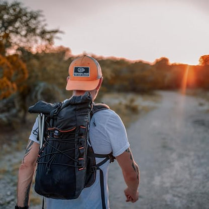 Orange Mud Adventure Pack 20L 3.0 – Black Hydration Backpack with Included 2 L Bladder – Trail Running, Fastpacking, MTB, Hiking & Adventure Gear Pack - color: Black, size: 20L, style: With Trekking Pole Hardware