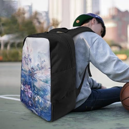 Basketball Backpack With Separate Ball Compartment And Shoes Fit Basketball Volleyball Football - color: Dragonfly