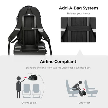 Swissdigital Design Backpack for Men with USB Charging Port SD803-101 - color: Gray Leopard