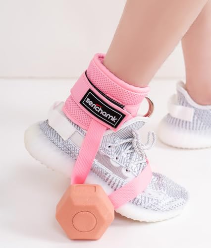 Adjustable Adjustable Feet Dumbbell Attachment,Feet Weight Lifting-Foot Weights for Exercise, Leg Extensions,Tibialis Trainer,Leg Lift Exercise Equipment - color: Style 3-Pink 2pc