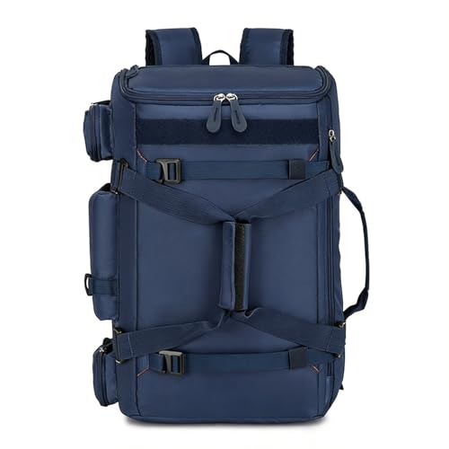 Snowboard Skateboard Duffle Bag Backpack for Men Women, 50L Waterproof Sports Gym Bag Carry On Backpack Weekender Overnight for Travel Hiking Camping Fitness Blue - color: Z01-Blue