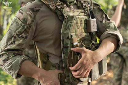 YAY YAKEDA Quick Release Tactical Laser-Cutting Vest Multicam Lightweight Vest - color: Cp