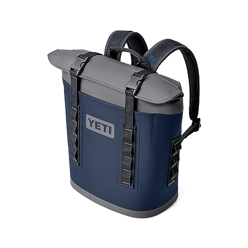 YETI Hopper M Series Backpack Soft Sided Coolers with MagShield Access - color: Navy, size: M12