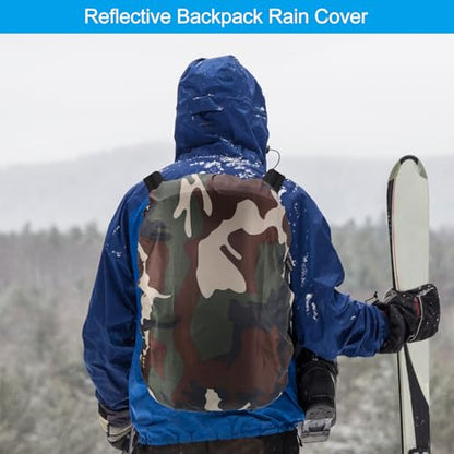 PATIKIL Waterproof Rucksack Cover, Non-Slip Backpack Rain Cover for Travel, Climbing - size: XX-Large