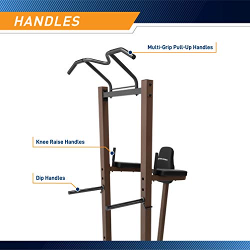 Steelbody Industrial Inspired Heavy Duty Home Gym System for Bodybuilding and Strength Training Available for Full Cage, Squat Rack and Power Tower - color: Brown - Power Tower