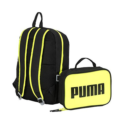PUMA KIDS' EVERCAT BACKPACK & LUNCH KIT COMBO - color: Black/Yellow