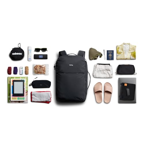 Bellroy Lite Travel Pack 30L (carry-on backpack, travel backpack for international travelers, with laptop pocket, interior packing cells and tuck-away shoulder straps) - Black - color: Black