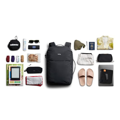 Bellroy Lite Travel Pack 30L (carry-on backpack, travel backpack for international travelers, with laptop pocket, interior packing cells and tuck-away shoulder straps) - Black - color: Black