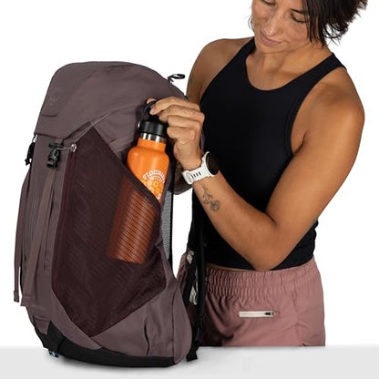 Osprey Hikelite LT 30L Hiking Backpack - Lightweight Travel Daypack with Rain Cover for Men and Women, Botswana Purple - color: Botswana Purple, style: 30l