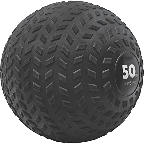Champion Sports Rhino Fitness Slam Ball – Sand-Filled, Bounce-Resistant Ball for Strength & Conditioning, 6–50 lb - style: 50 Pound