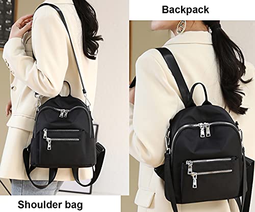Women's Mini Backpack Purse Fashion Rucksack Daypack Small Shoulder Bag - color: Red