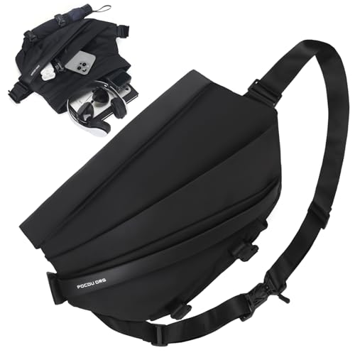 Electronics Organizer Sling Bag for Men & Women, Waterproof Tech Carrying Bag for 11" Tablets Pad & Most 13" Laptops - size: 11" Tablet Size