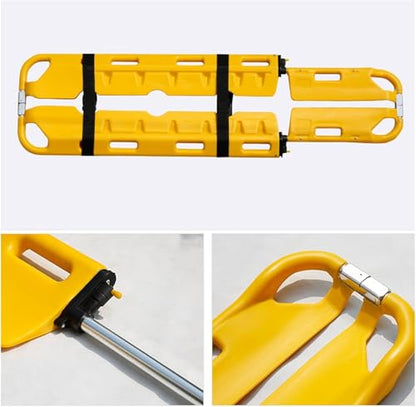 Portable Stretcher, Medical Emergency Scoop Stretcher,Adjustable Lightweight Aluminum Folding Stretcher,EMS EMT Medical Spine Board,for Ambulance, Fire Rescue