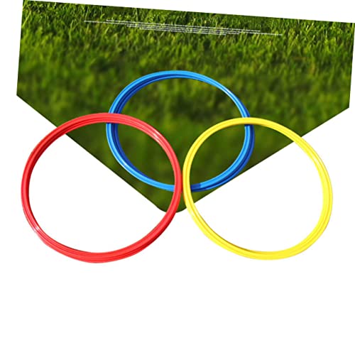 Soccer Agility Rings Set 9pcs Training Equipment for Football Basketball Abs Material