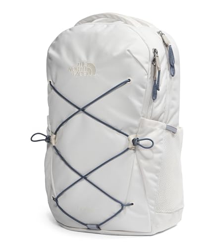 The North Face Women's Jester Everyday Laptop Backpack - Commuter Travel Bag, Laptop Sleeve, Water-Repellent, White Dune/Granite Grey, One Size - color: White Dune/Granite Grey