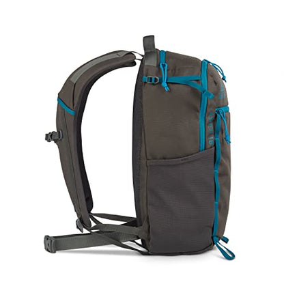 Kelty Asher Backpack, Daypack to Multi-Day Backpacking Capacity, Hiking, Lightweight Travel Pack, Internal Frame (18L Beluga) - color: Beluga/Stormy Blue, size: 18L