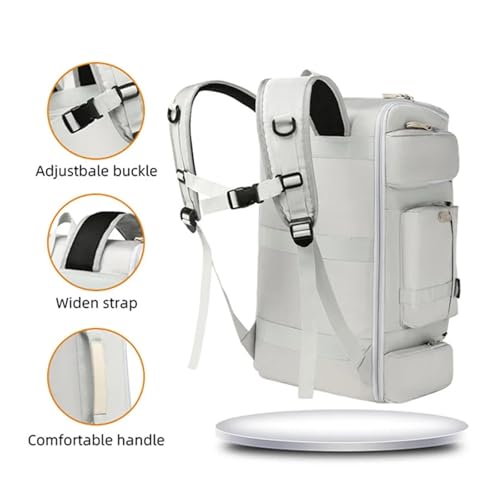 Travel Backpack Business Bag Wet And Dry Separation Shoulder Bags compartment Daypack Large Capacity Outdoor Pack(Black) - color: Black