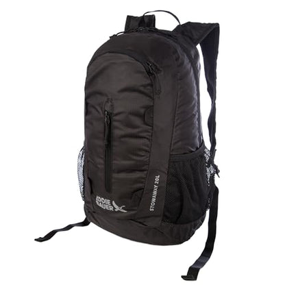 Eddie Bauer Stowaway Packable Backpack | Travel | Outdoor | Lightweight | Foldable | Durable | Ripstop Polyester | 20L - Onyx Black - color: Onyx, size: 20L