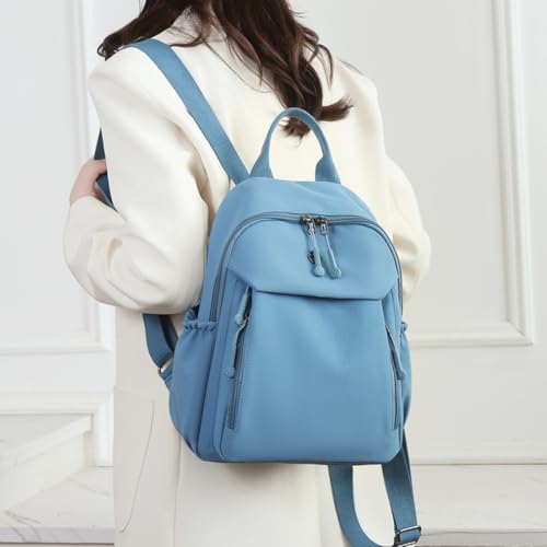 YANAER Mini Backpack for Women Small Backpack Lightweight Purse Cute Stylish College Bookbag Casual Daypack Work Travel PartyBlue - color: Blue