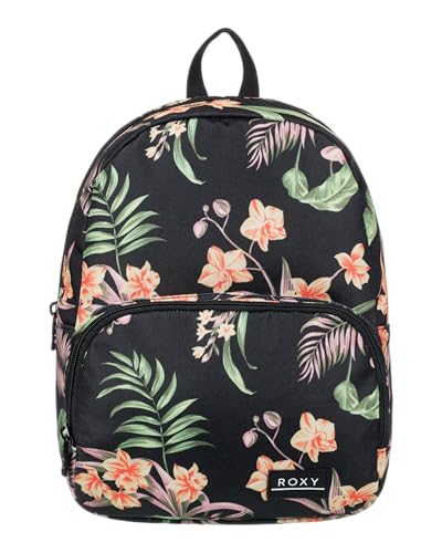 Roxy Women's Always Core Backpack | Travel | Everyday Carry | Beach | Polyester | 8L Capacity - Anthracite Island Escape - color: Anthracite Island Escape