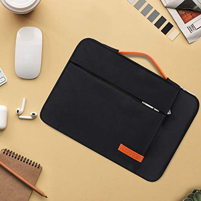 Lacdo 360° Protective Chromebook Case 11 Inch Laptop Sleeve for 11 Inch Acer HP Lenovo Dell Samsung ASUS Chromebook Spin 311, 13 Inch Microsoft Surface Pro 11th Copilot+PC/10/9/8/X Computer Bag, Black - color: Black, size: 11-11.6 Inches
