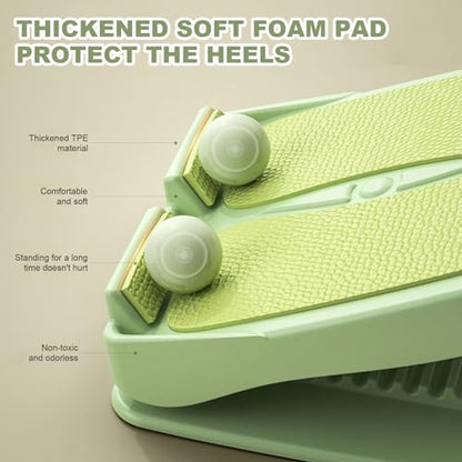 11 Level Adjustable Calf Stretcher Board 881lbs – Foldable Non Slip Slant Board for Tight Calves Plantar Fasciitis Women Men
