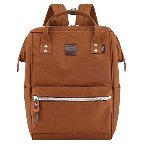himawari Large Travel Backpack with Laptop Compartment 17 Inch Roomy Work Doctor Bag for Women&Men（1882-Mocha）-Not include USB Port - color: 1882-brown, size: Large